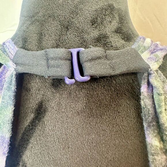 ATHLETA Floral Halter Shelf Bra Summer Sheath Dress Size M Petite - Picture 9 of 11